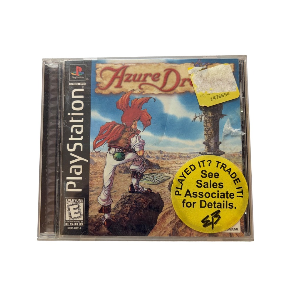 Konami Azure Dreams PS1 Game NTSC SLUS-00614 RPG, PlayStation, Konami, 1998